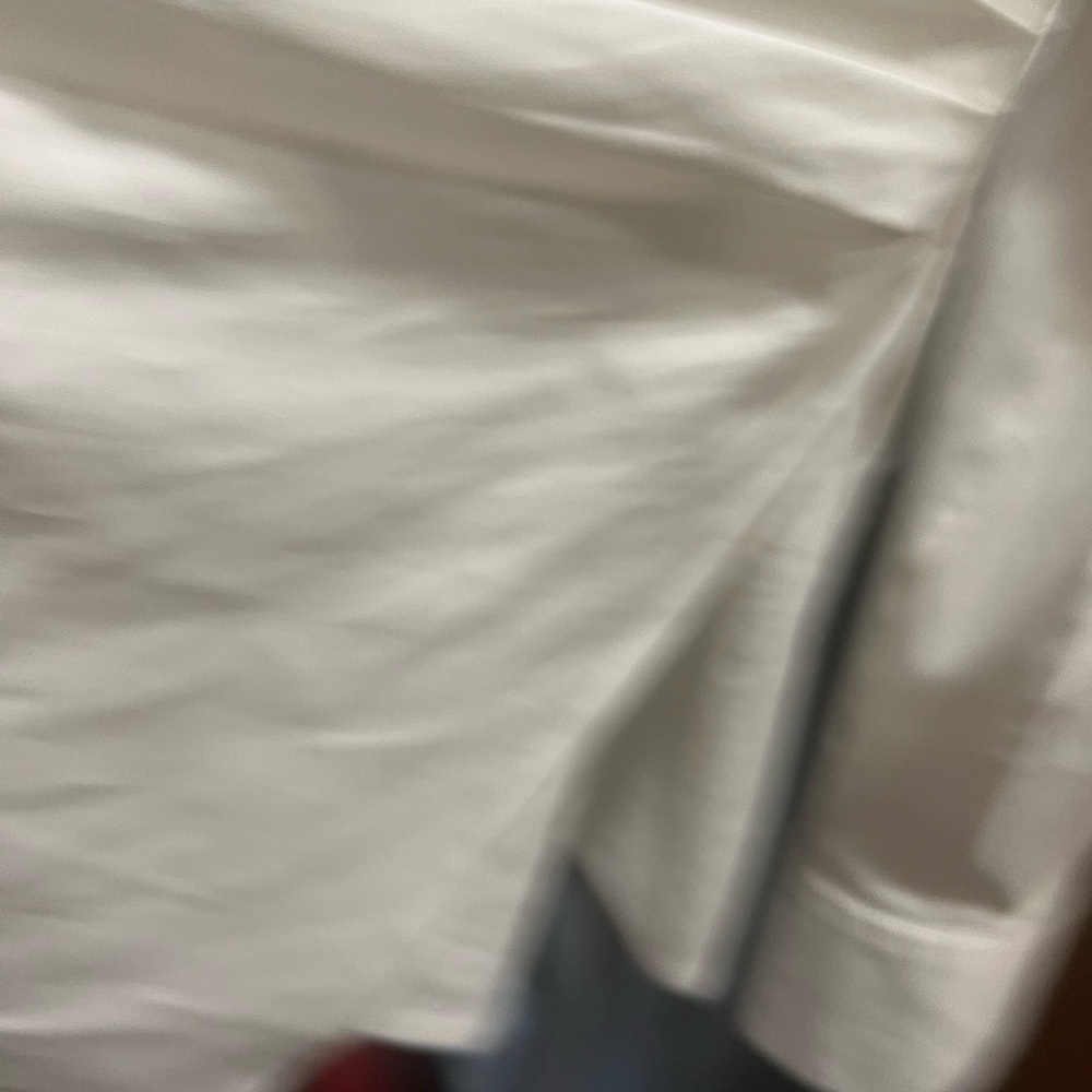 NWT White Poplin Wrap Shirt From WHITEHOUSEBLACKMARKET - Picture 13 of 16